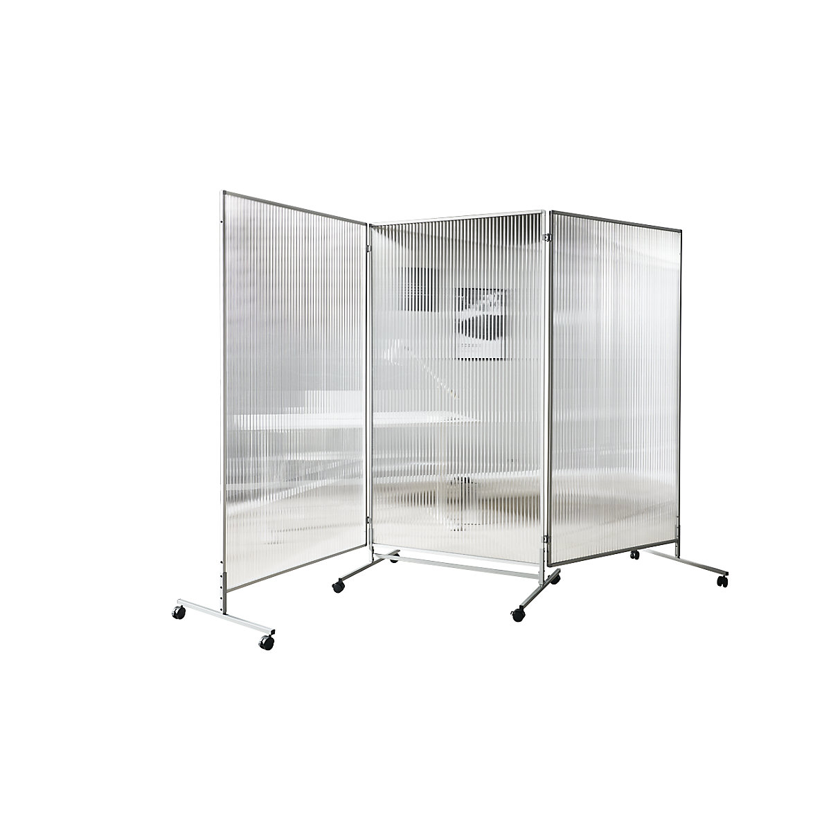 Biombo, transparente e móvel (Imagem do produto 2)-1