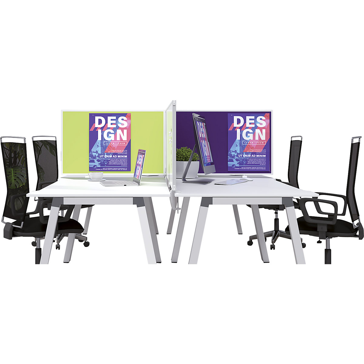 Divisória para mesa VarioPin – magnetoplan (Imagem do produto 8)-7