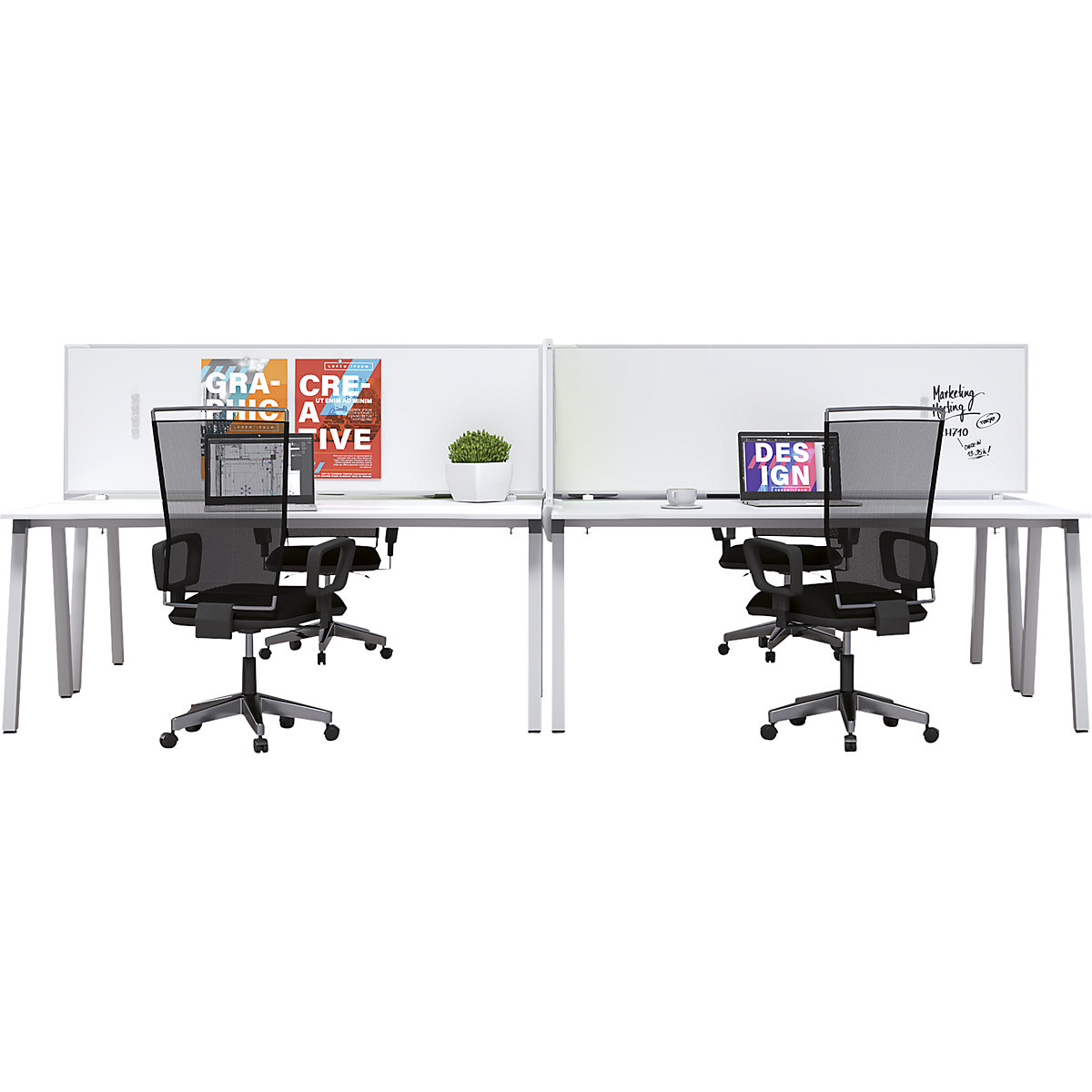 Divisória para mesa VarioPin – magnetoplan (Imagem do produto 9)-8