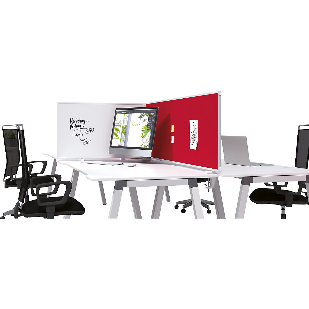 Divisória para mesa VarioPin – magnetoplan (Imagem do produto 6)-5