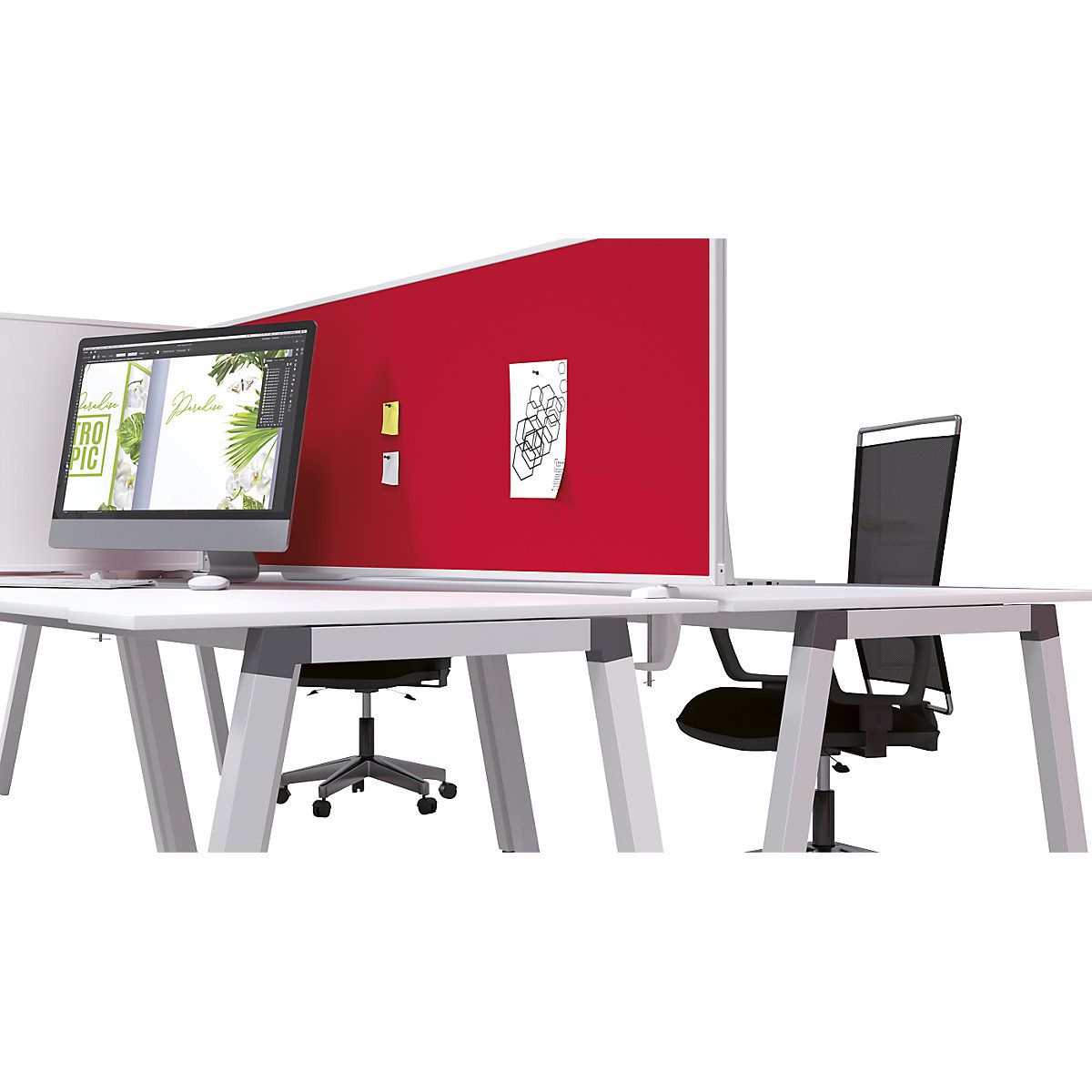 Divisória para mesa VarioPin – magnetoplan (Imagem do produto 8)-7