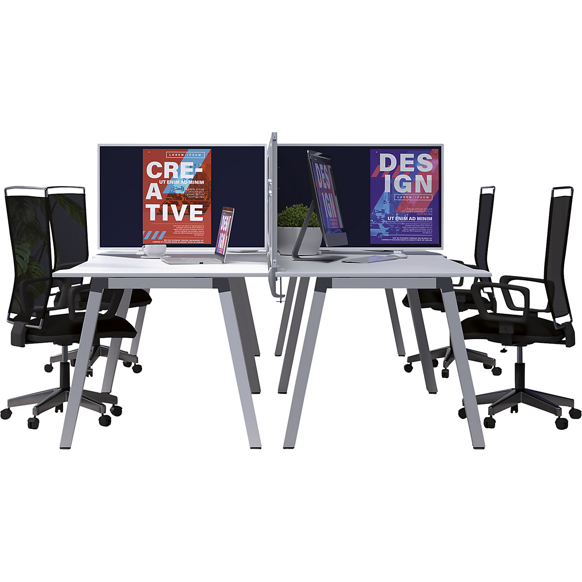 Divisória para mesa VarioPin – magnetoplan (Imagem do produto 4)-3