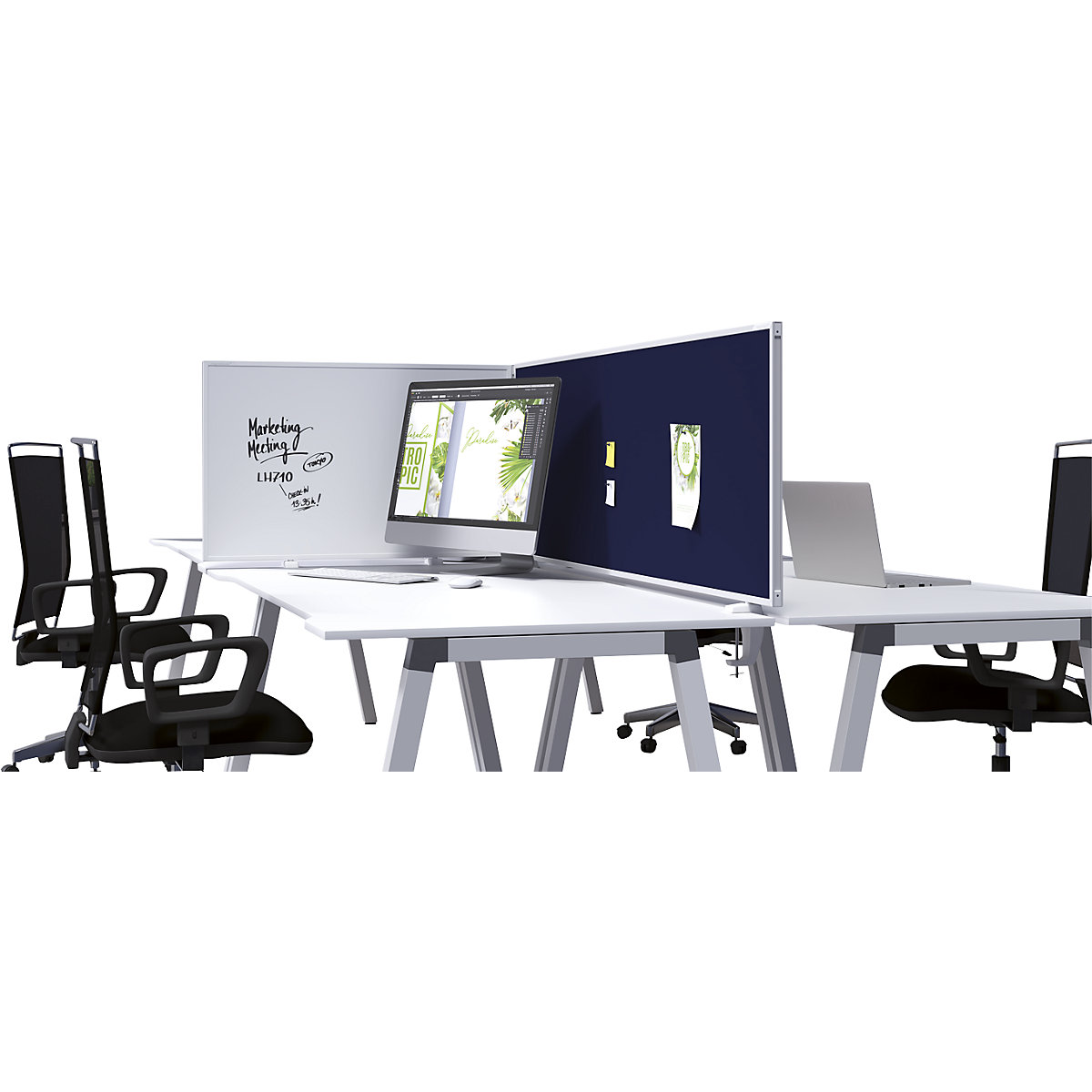 Divisória para mesa VarioPin – magnetoplan (Imagem do produto 10)-9