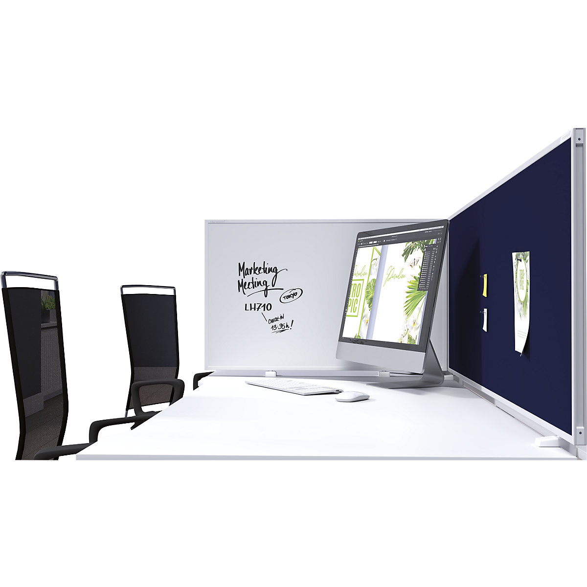 Divisória para mesa VarioPin – magnetoplan (Imagem do produto 11)-10