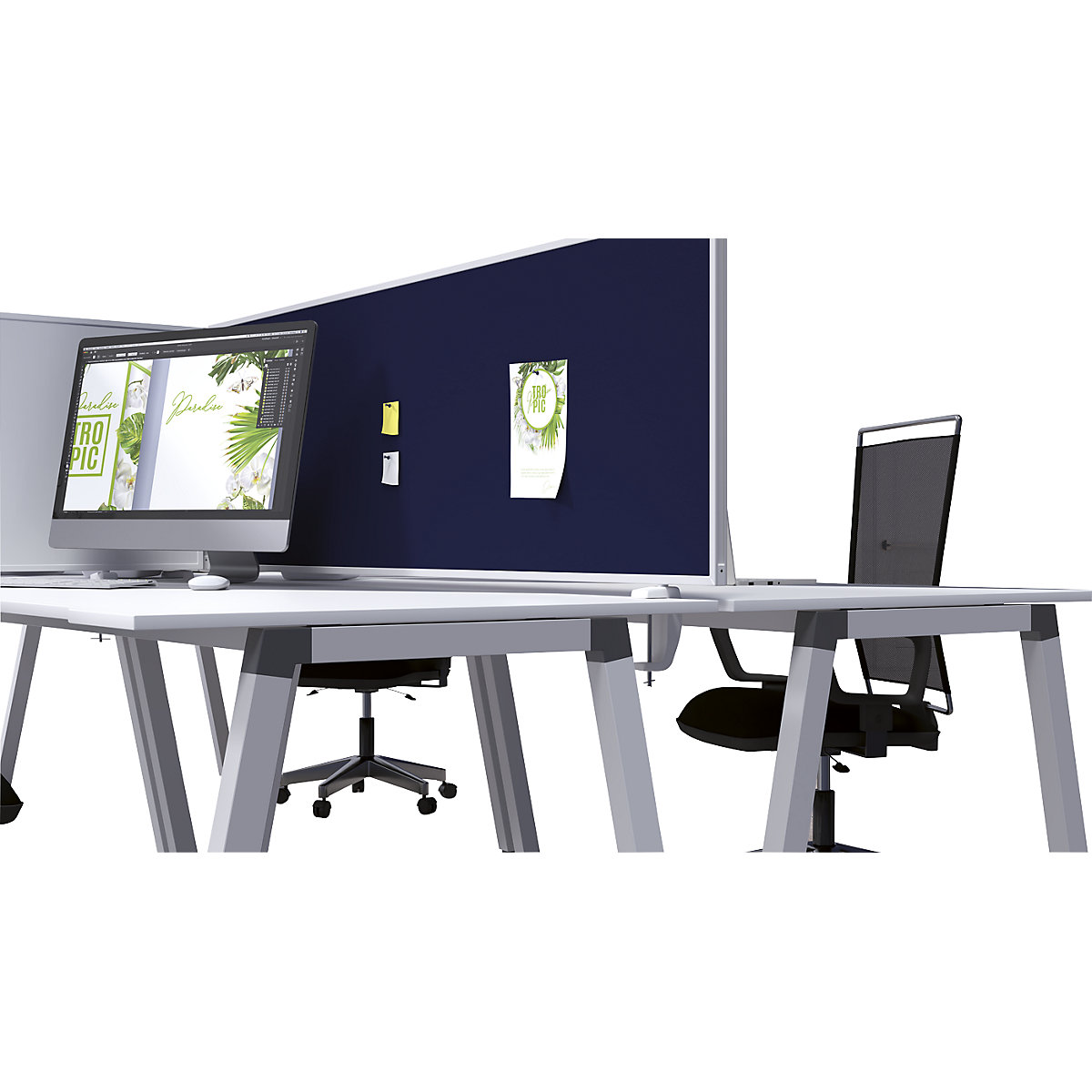 Divisória para mesa VarioPin – magnetoplan (Imagem do produto 15)-14