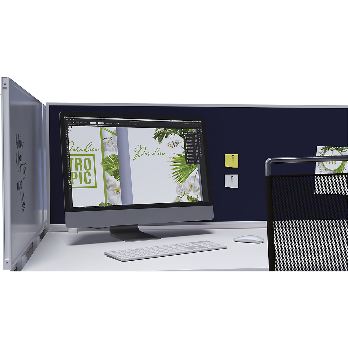 Divisória para mesa VarioPin – magnetoplan (Imagem do produto 17)-16