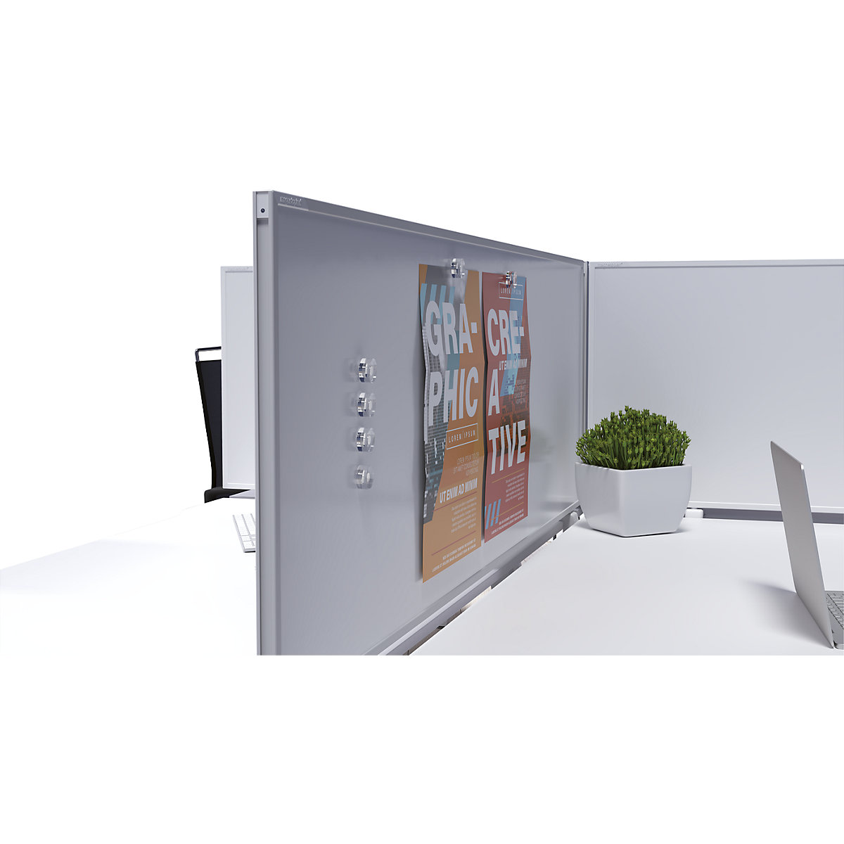 Divisória para mesa VarioPin – magnetoplan (Imagem do produto 18)-17