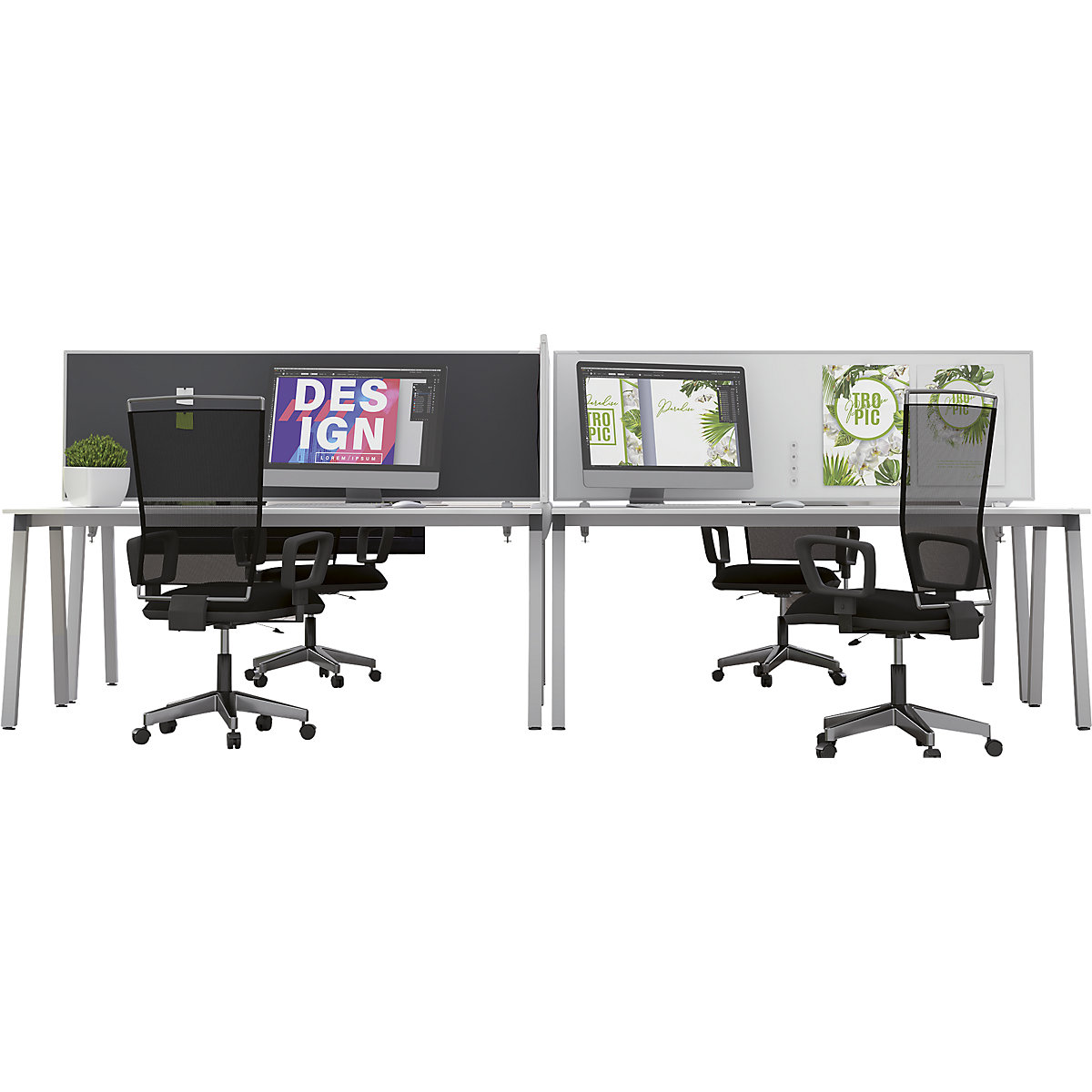 Divisória para mesa VarioPin – magnetoplan (Imagem do produto 2)-1