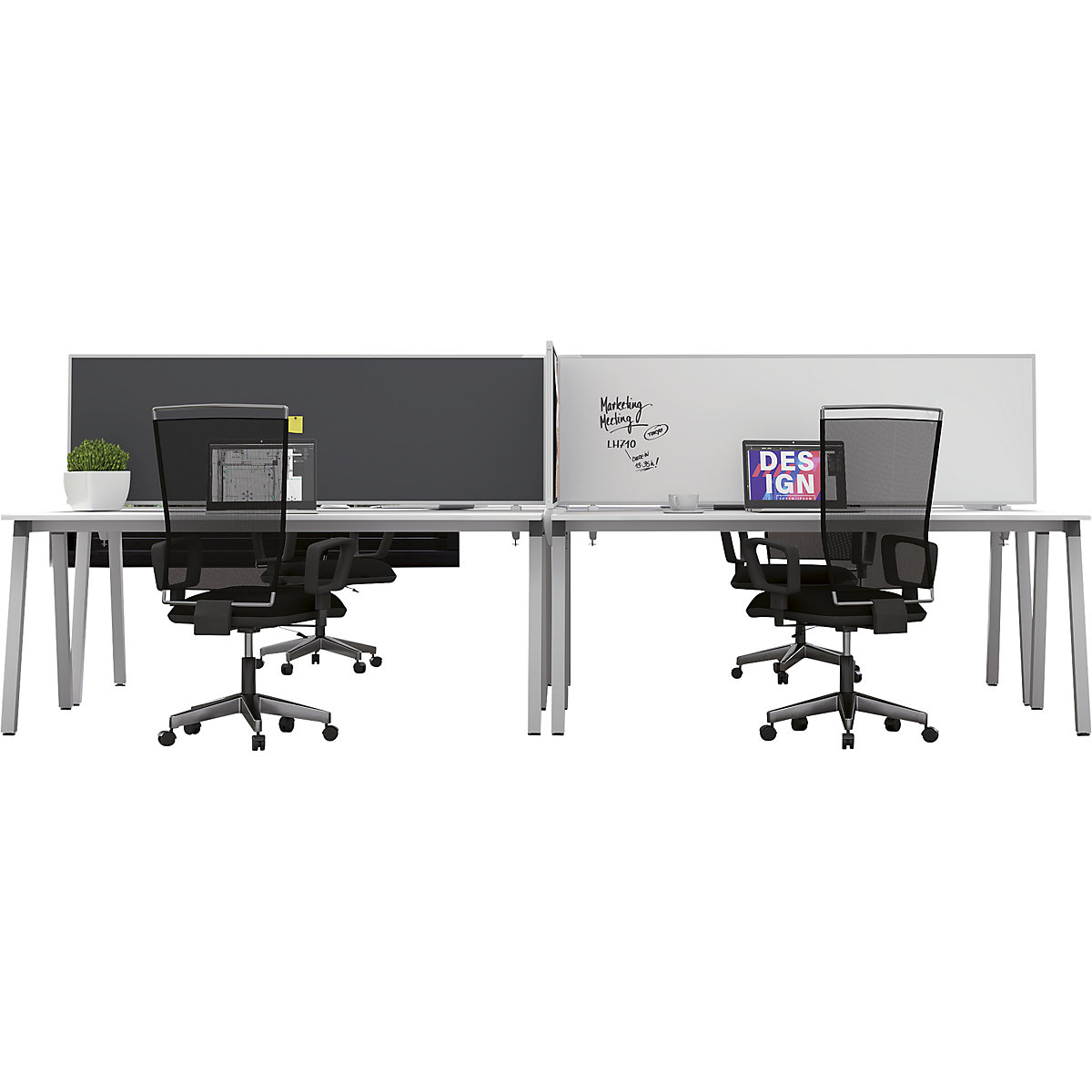Divisória para mesa VarioPin – magnetoplan (Imagem do produto 5)-4