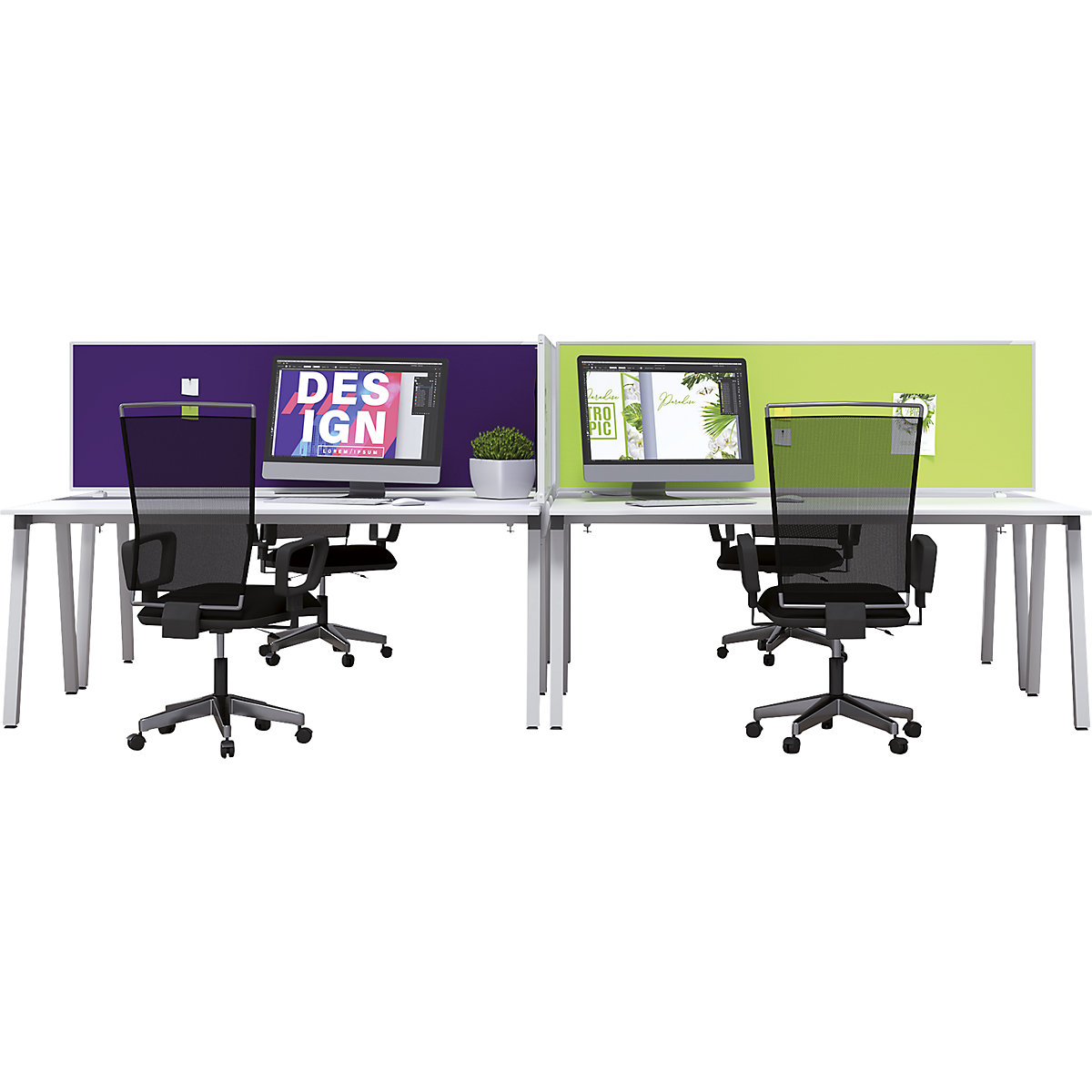 Divisória para mesa VarioPin – magnetoplan (Imagem do produto 2)-1