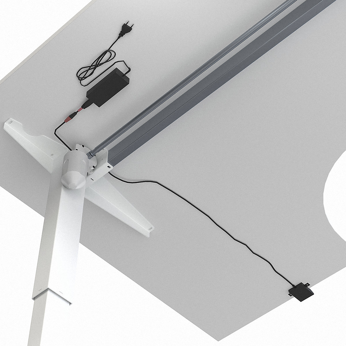 Secretária Venla, regulação elétrica da altura – eurokraft basic (Imagem do produto 7)-6