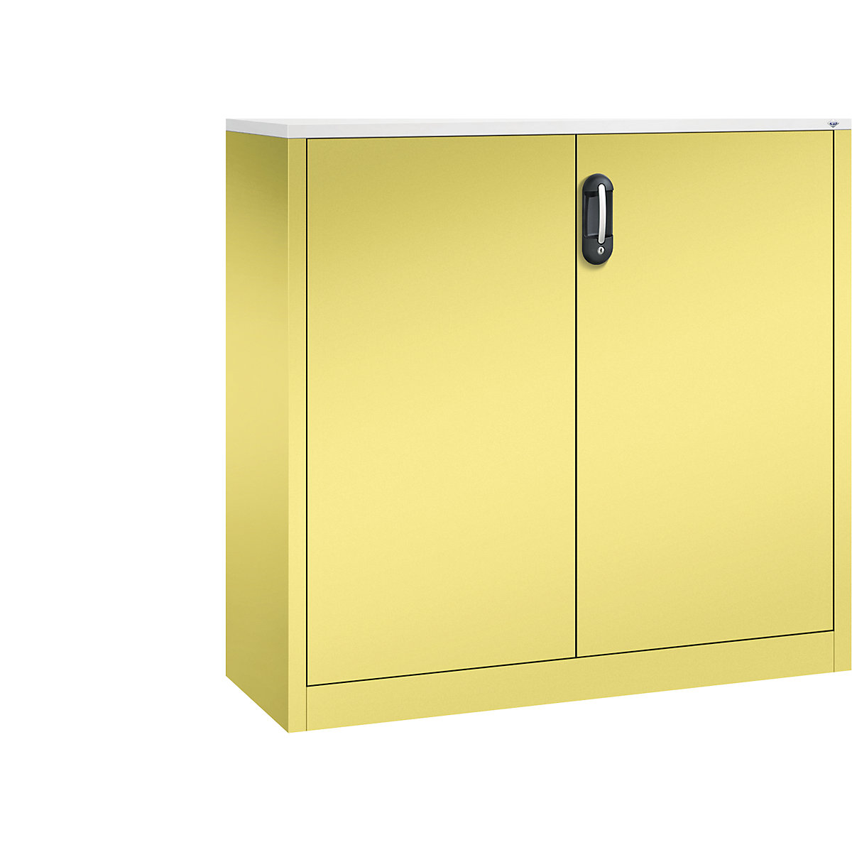 Armário de arquivo auxiliar ACURADO – C+P, 3 alturas de pastas, AxLxP 1200 x 1200 x 400 mm, amarelo enxofre/amarelo enxofre-13