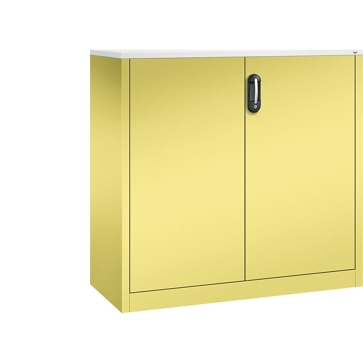 Armário de arquivo auxiliar ACURADO – C+P, 3 alturas de pastas, AxLxP 1200 x 1200 x 500 mm, amarelo enxofre/amarelo enxofre-20