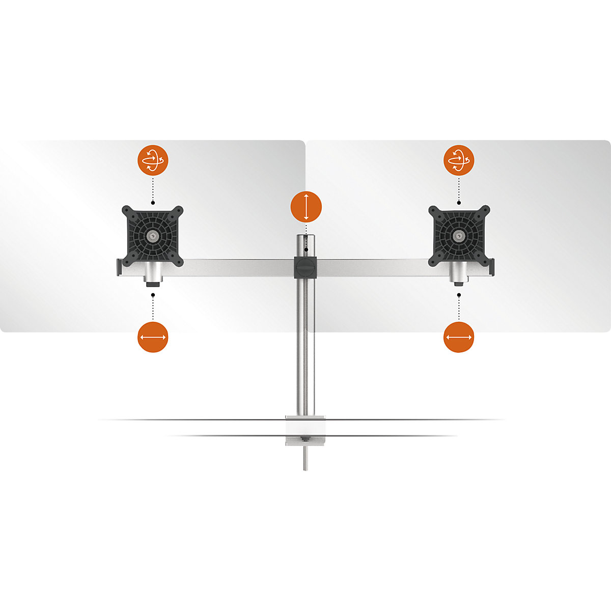 Suporte para 2 monitores – DURABLE (Imagem do produto 19)-18