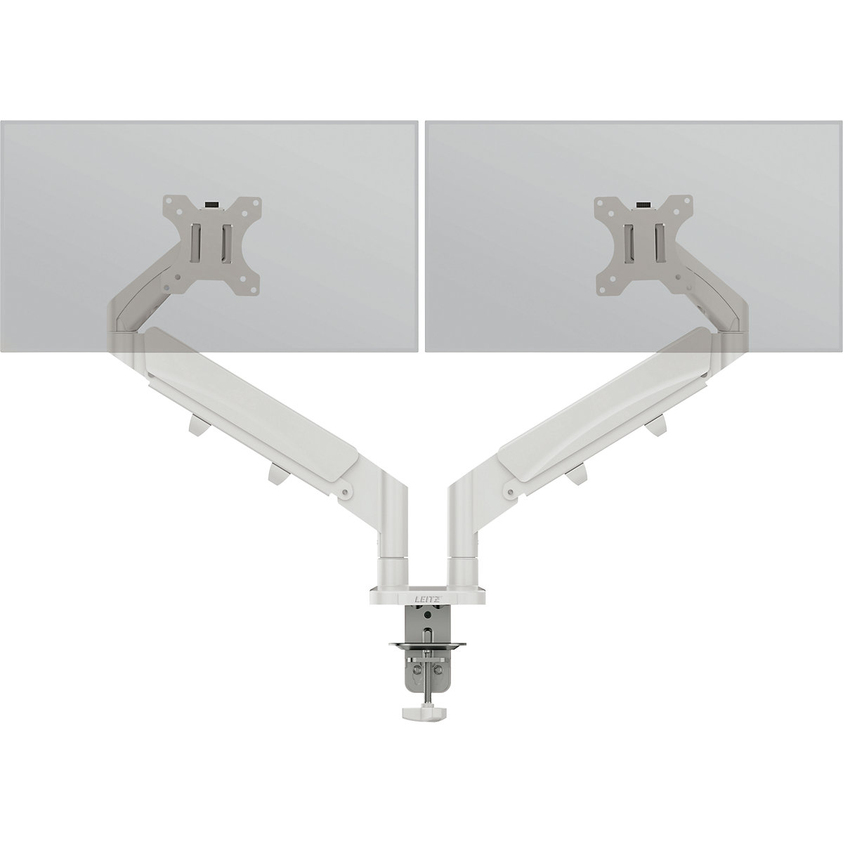Ergo Braccio salvaspazio per doppio monitor – Leitz