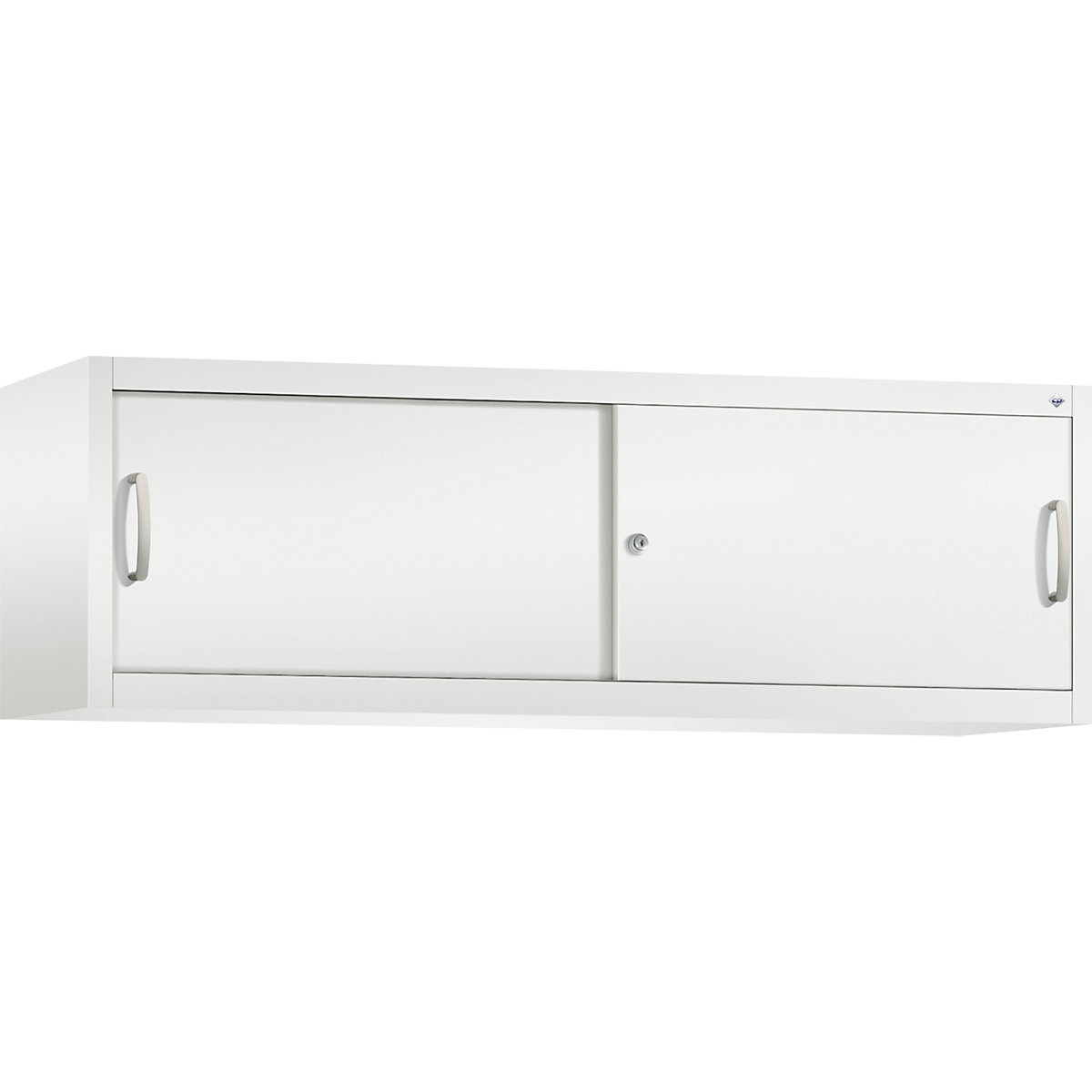 Armadietto sovrapponibile ACURADO con ante scorrevoli – C+P, alt. x largh. x prof. 500 x 1600 x 400 mm, bianco traffico-19