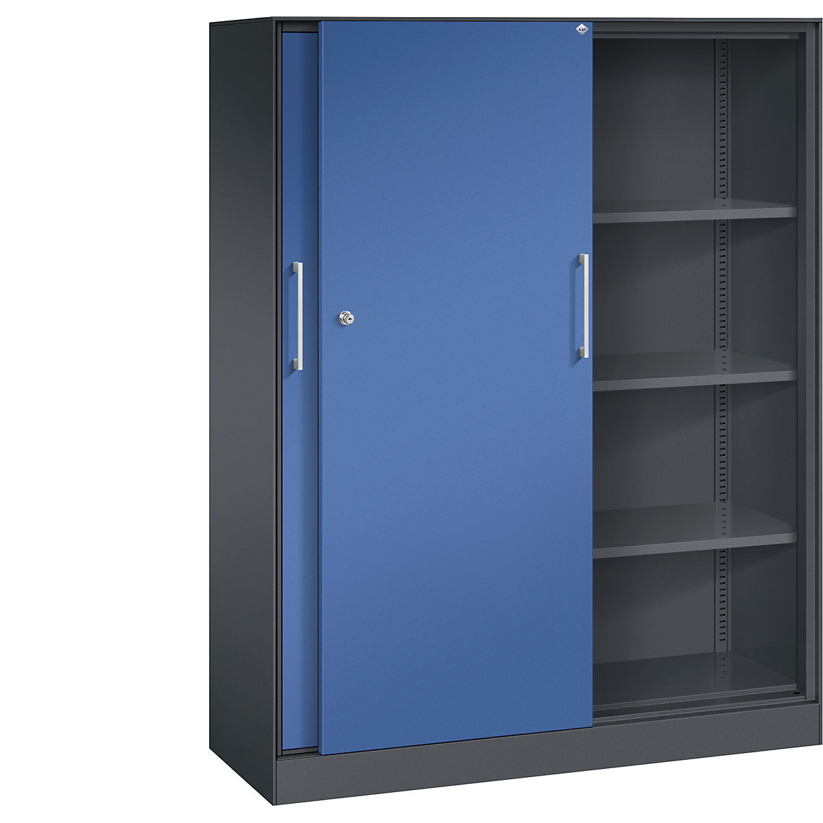 Armadio con ante scorrevoli ASISTO, altezza 1617 mm – C+P