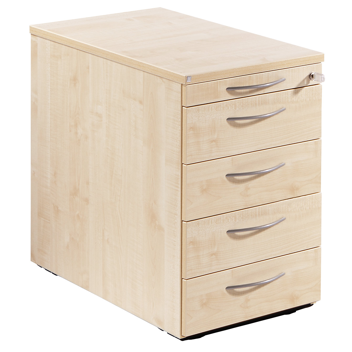 Cassettiera Scrivanis Secret - 98x124x42 Cm, Effetto Rovere Antico, Con Cassetti - Foto 4