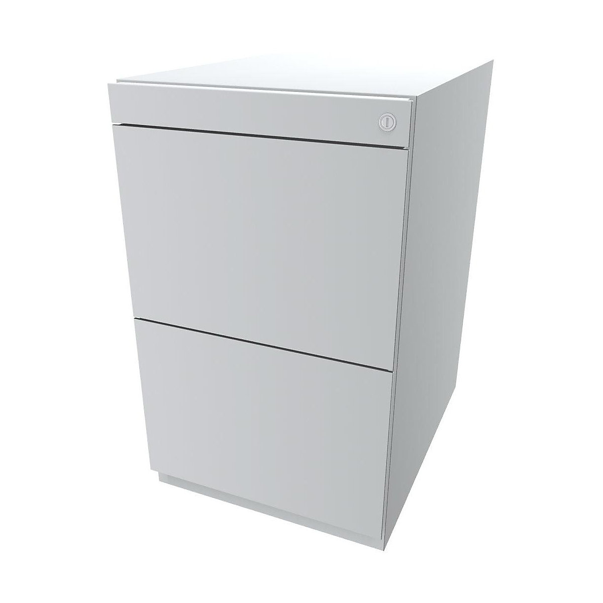 Cassettiera fissa Note™, con 2 supporti per cartelle sospese - BISLEY