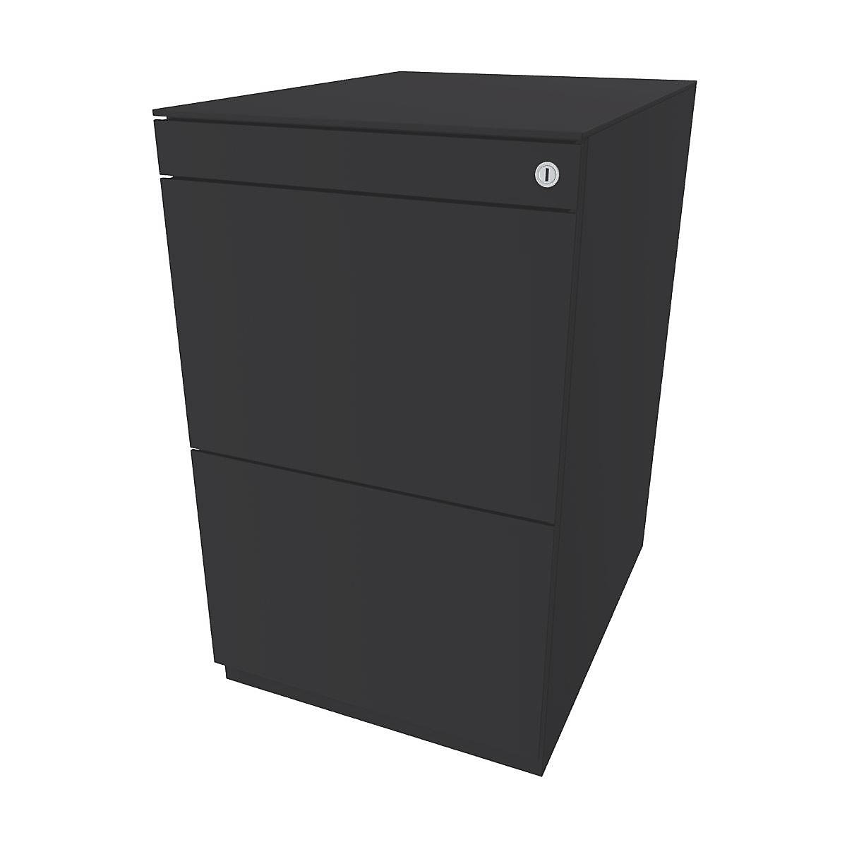 Cassettiera fissa Note™, con 2 supporti per cartelle sospese - BISLEY