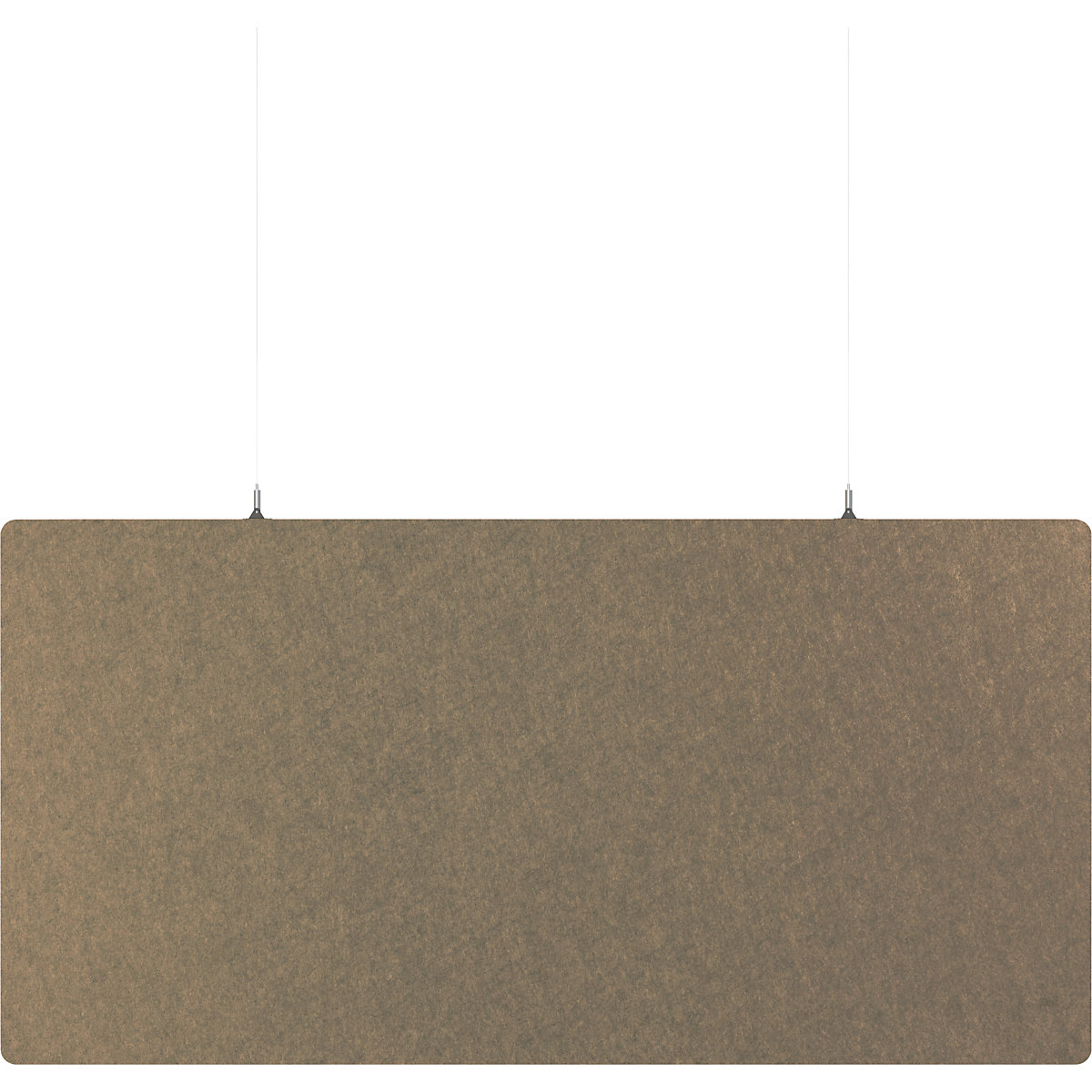 Pannello fonoassorbente da soffitto, feltro PET – eurokraft basic