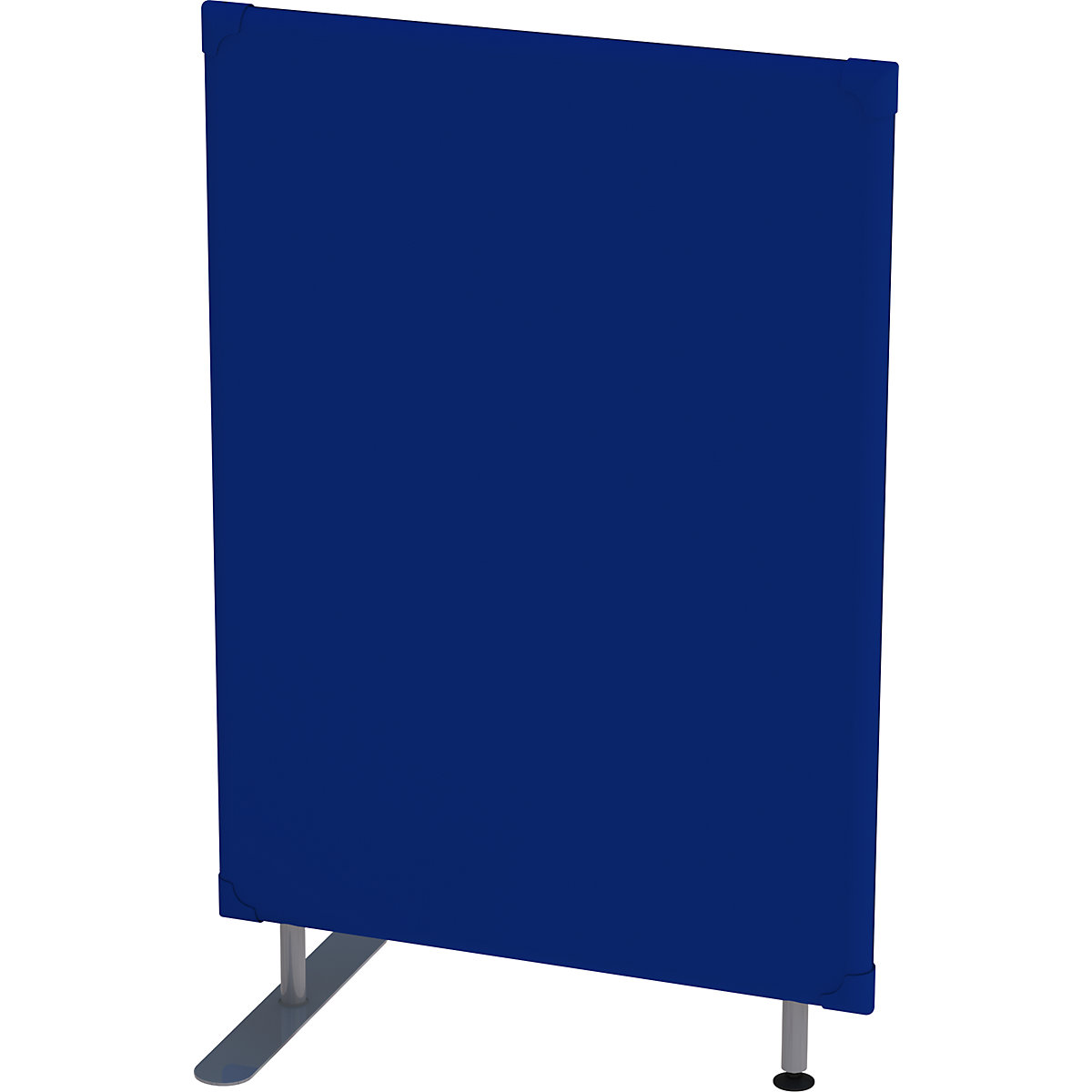 Parete divisoria fonoassorbente – eurokraft pro, parete divisoria, altezza 1200 mm, larghezza 800 mm, blu-7
