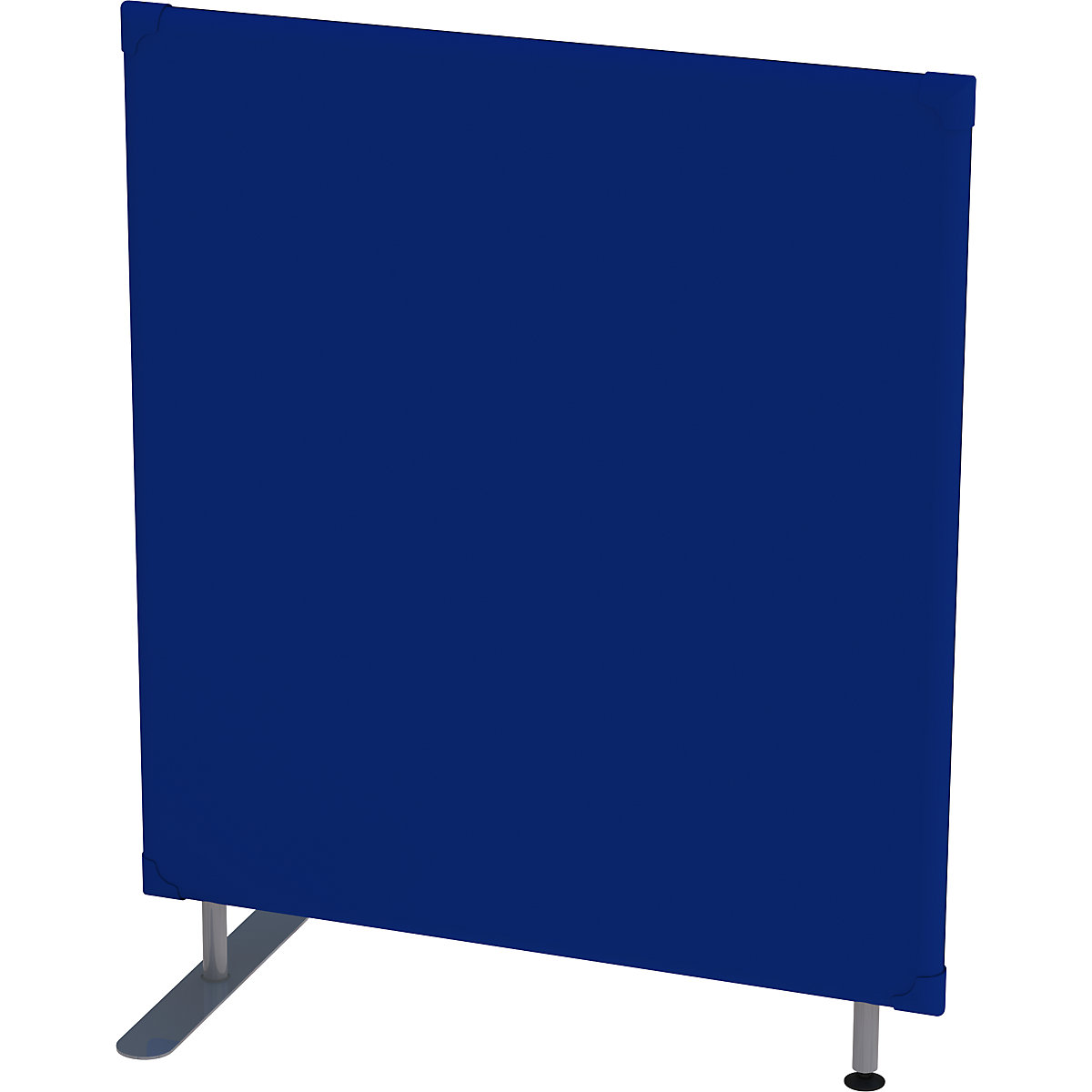 Parete divisoria fonoassorbente – eurokraft pro, parete divisoria, altezza 1200 mm, larghezza 1000 mm, blu-4
