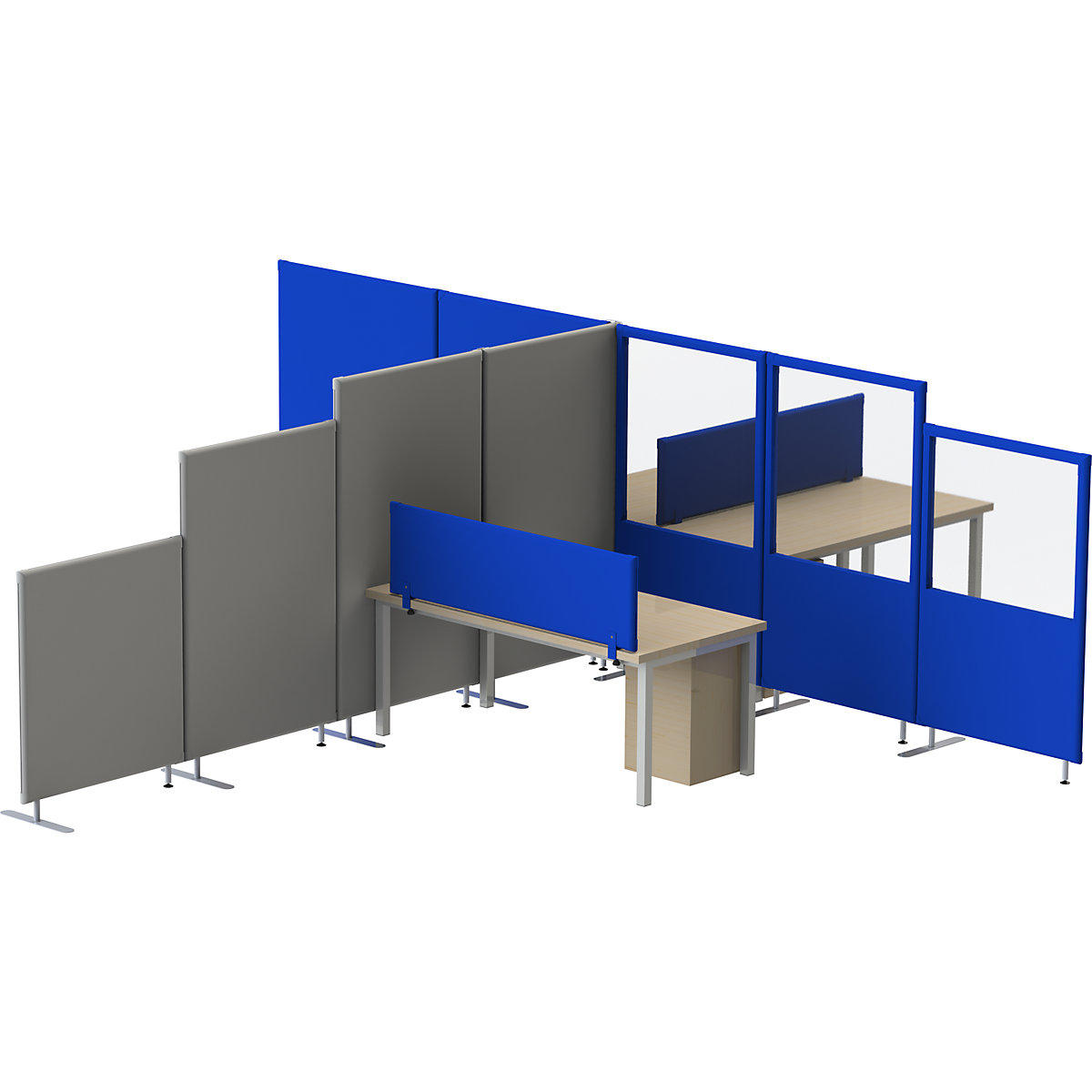 Parete divisoria fonoassorbente – eurokraft pro (Foto prodotto 2)-1