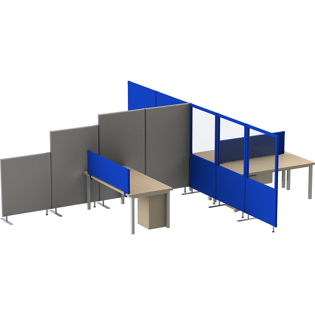 Parete divisoria fonoassorbente – eurokraft pro (Foto prodotto 3)-2