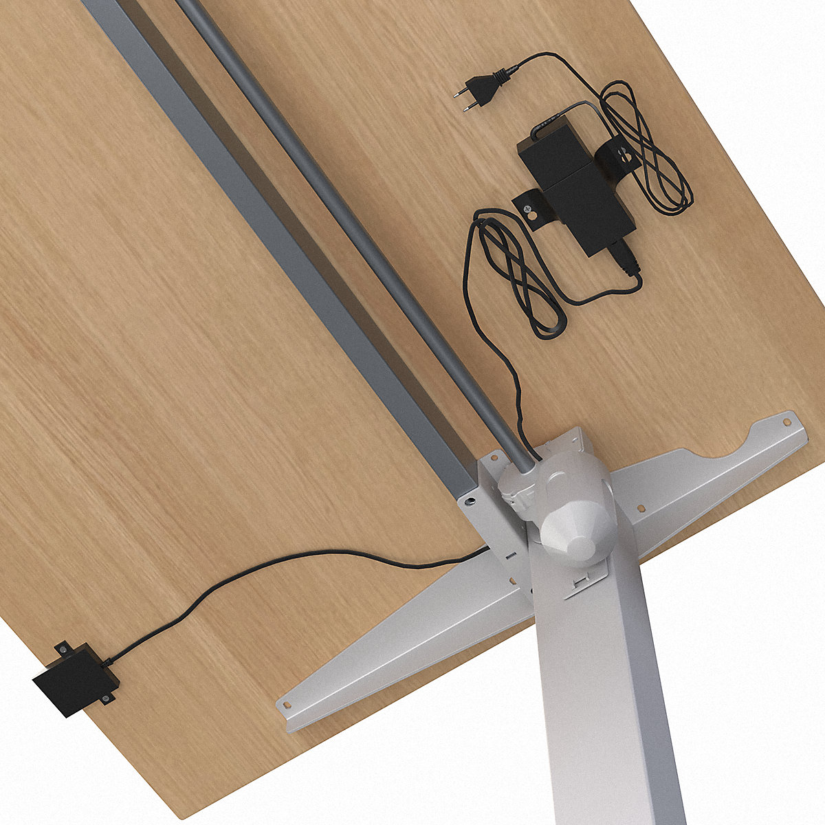 Scrivania Venla, regolabile elettricamente in altezza – eurokraft basic (Foto prodotto 9)-8