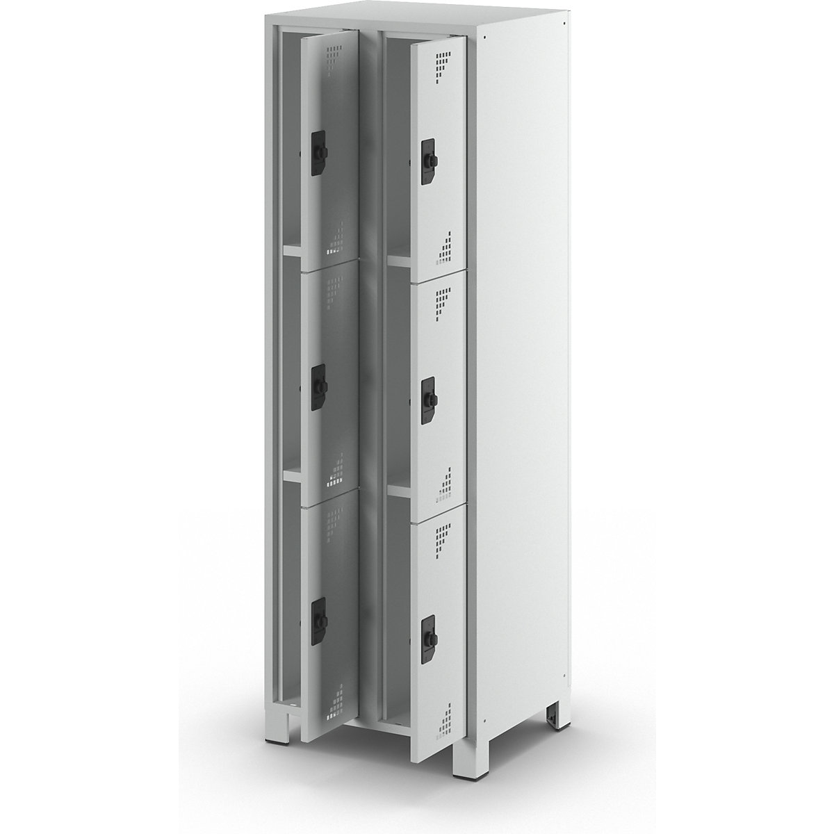 Armario de 3 compartimentos Bremen – eurokraft pro (Imagen del producto 2)-1