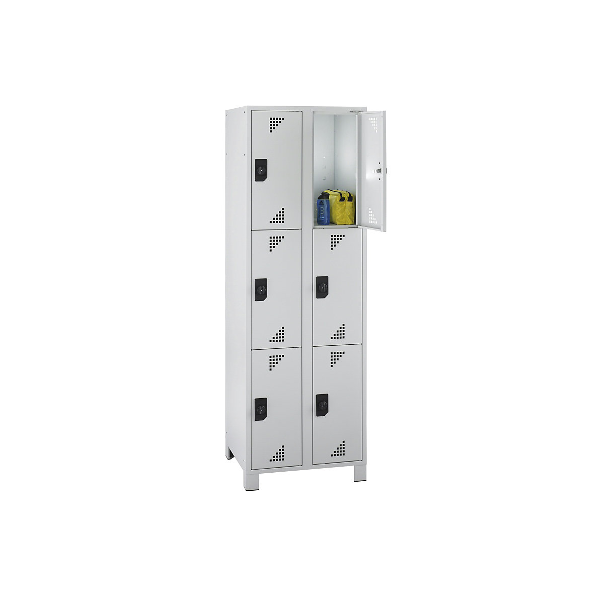 Armario de 3 compartimentos Bremen – eurokraft pro (Imagen del producto 4)-3
