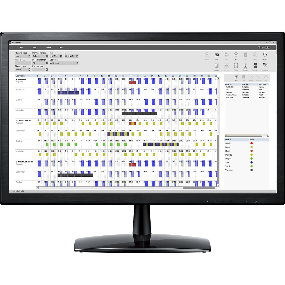 Reloj fichador TIMEMOTO – Safescan (Imagen del producto 3)-2