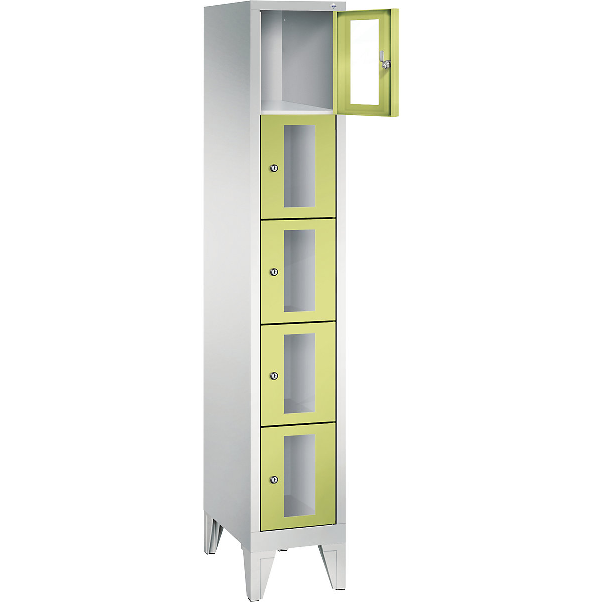 C+P – Armario de compartimentos CLASSIC, altura de compartimento 295 mm, con patas (Imagen del producto 16)