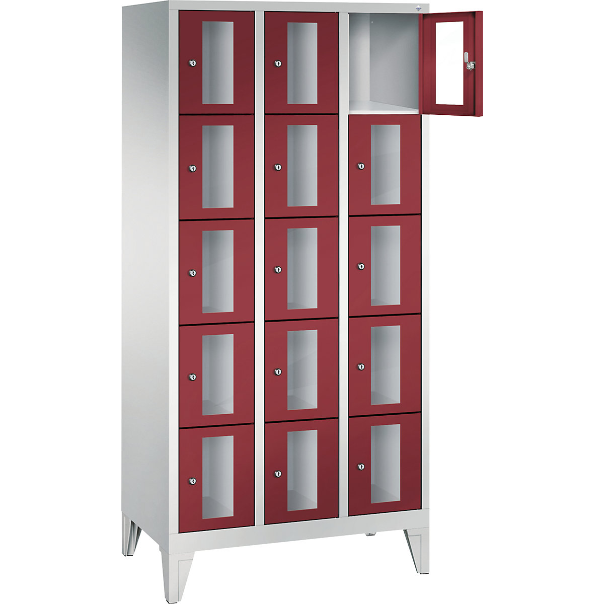 C+P – Armario de compartimentos CLASSIC, altura de compartimento 295 mm, con patas (Imagen del producto 13)