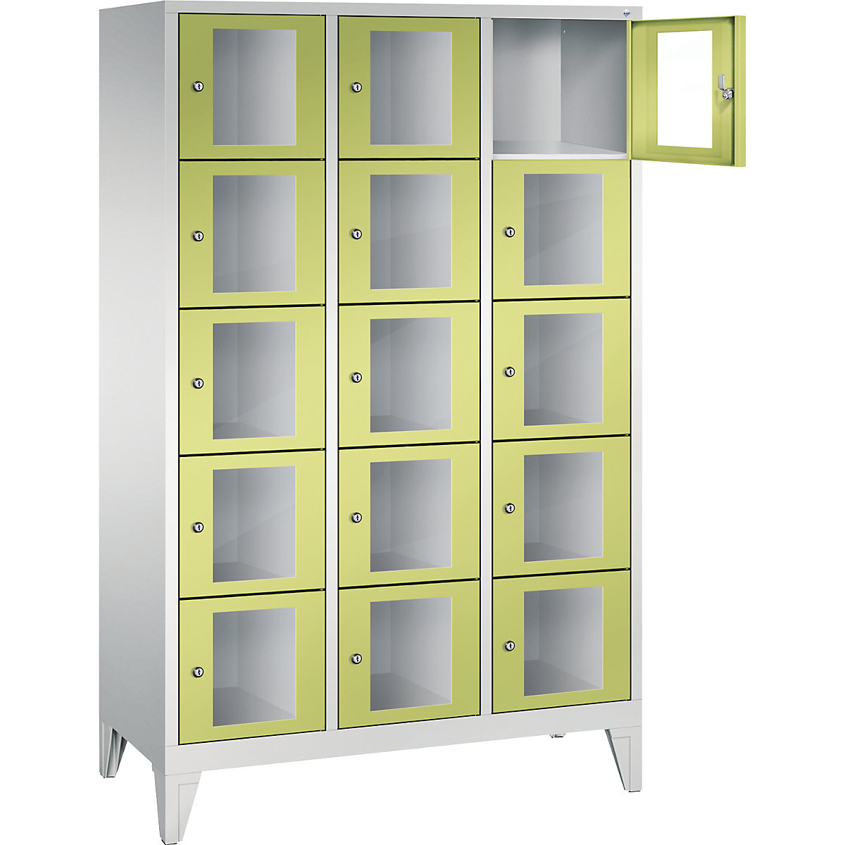 C+P – Armario de compartimentos CLASSIC, altura de compartimento 295 mm, con patas (Imagen del producto 10)
