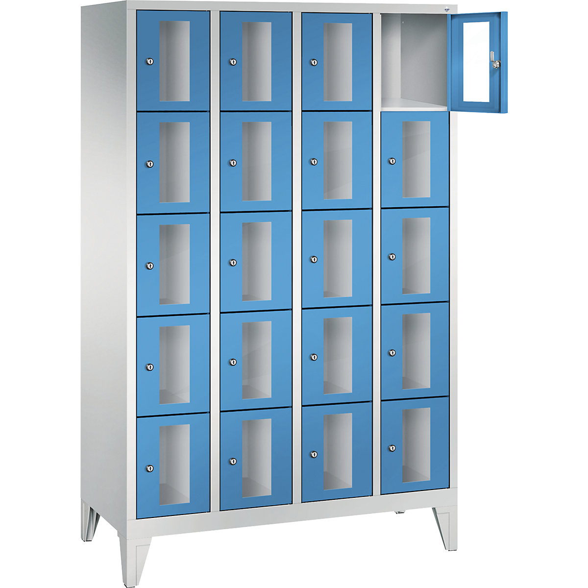 C+P – Armario de compartimentos CLASSIC, altura de compartimento 295 mm, con patas (Imagen del producto 10)
