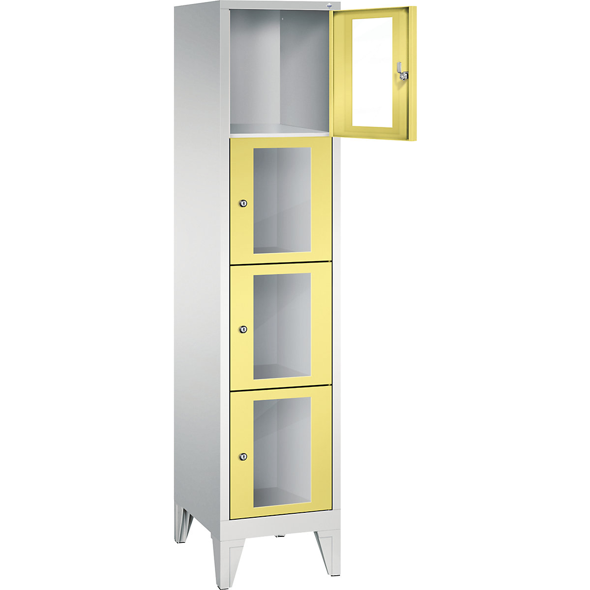 C+P – Armario de compartimentos CLASSIC, altura de compartimento 375 mm, con patas (Imagen del producto 12)
