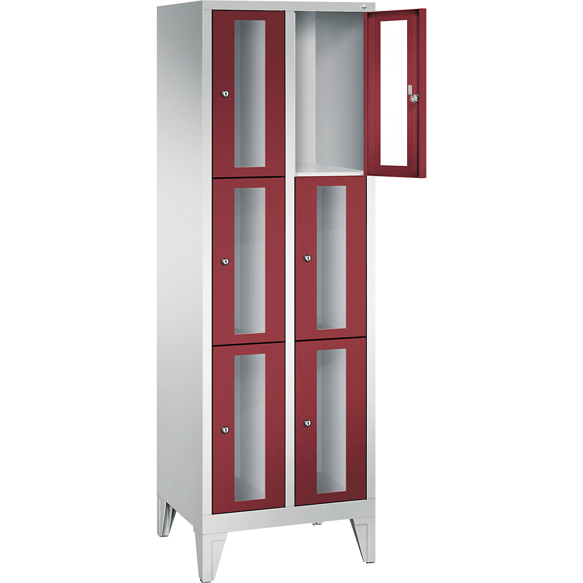 C+P – Armario de compartimentos CLASSIC, altura de compartimento 510 mm, con patas (Imagen del producto 16)