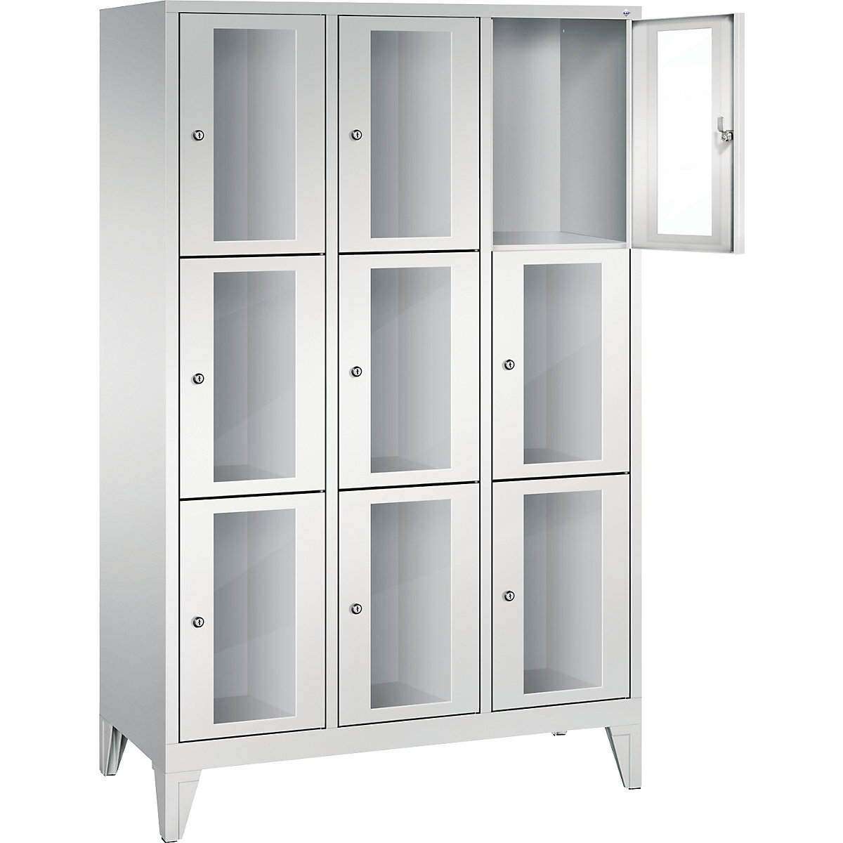 C+P – Armario de compartimentos CLASSIC, altura de compartimento 510 mm, con patas (Imagen del producto 13)