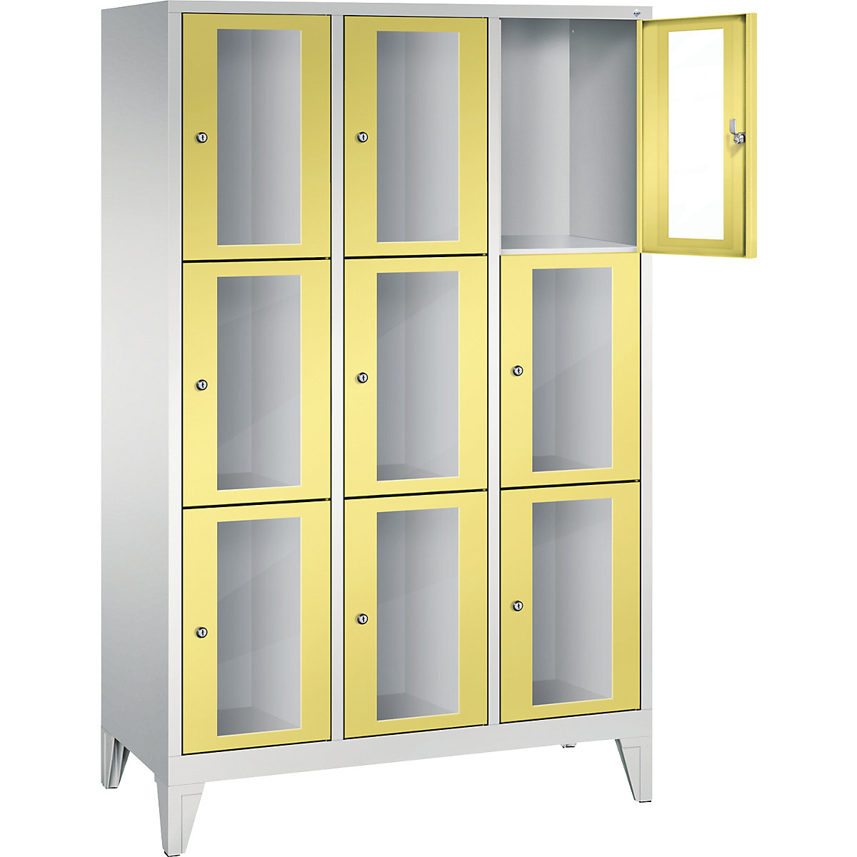 C+P – Armario de compartimentos CLASSIC, altura de compartimento 510 mm, con patas (Imagen del producto 10)