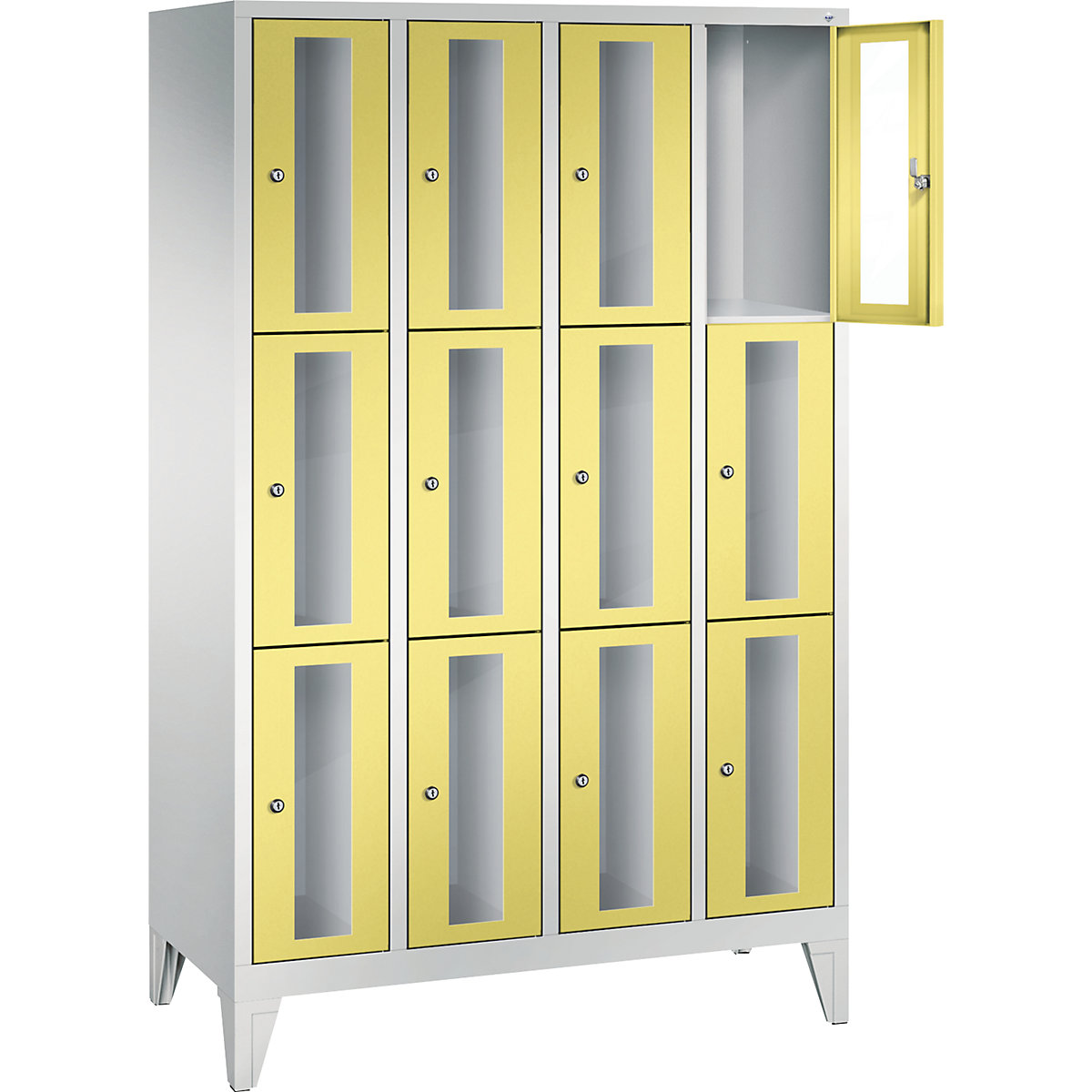 C+P – Armario de compartimentos CLASSIC, altura de compartimento 510 mm, con patas (Imagen del producto 10)