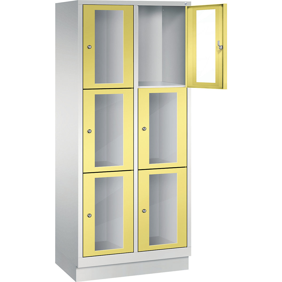 C+P – Armario de compartimentos CLASSIC, altura de compartimento 510 mm, con zócalo (Imagen del producto 13)