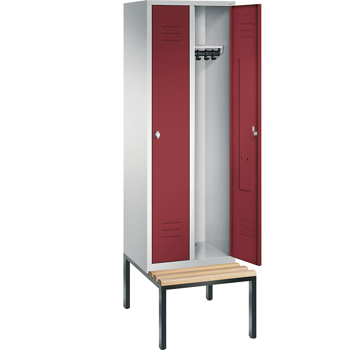 C+P – Armario guardarropa CLASSIC con banco integrado debajo (Imagen del producto 28)