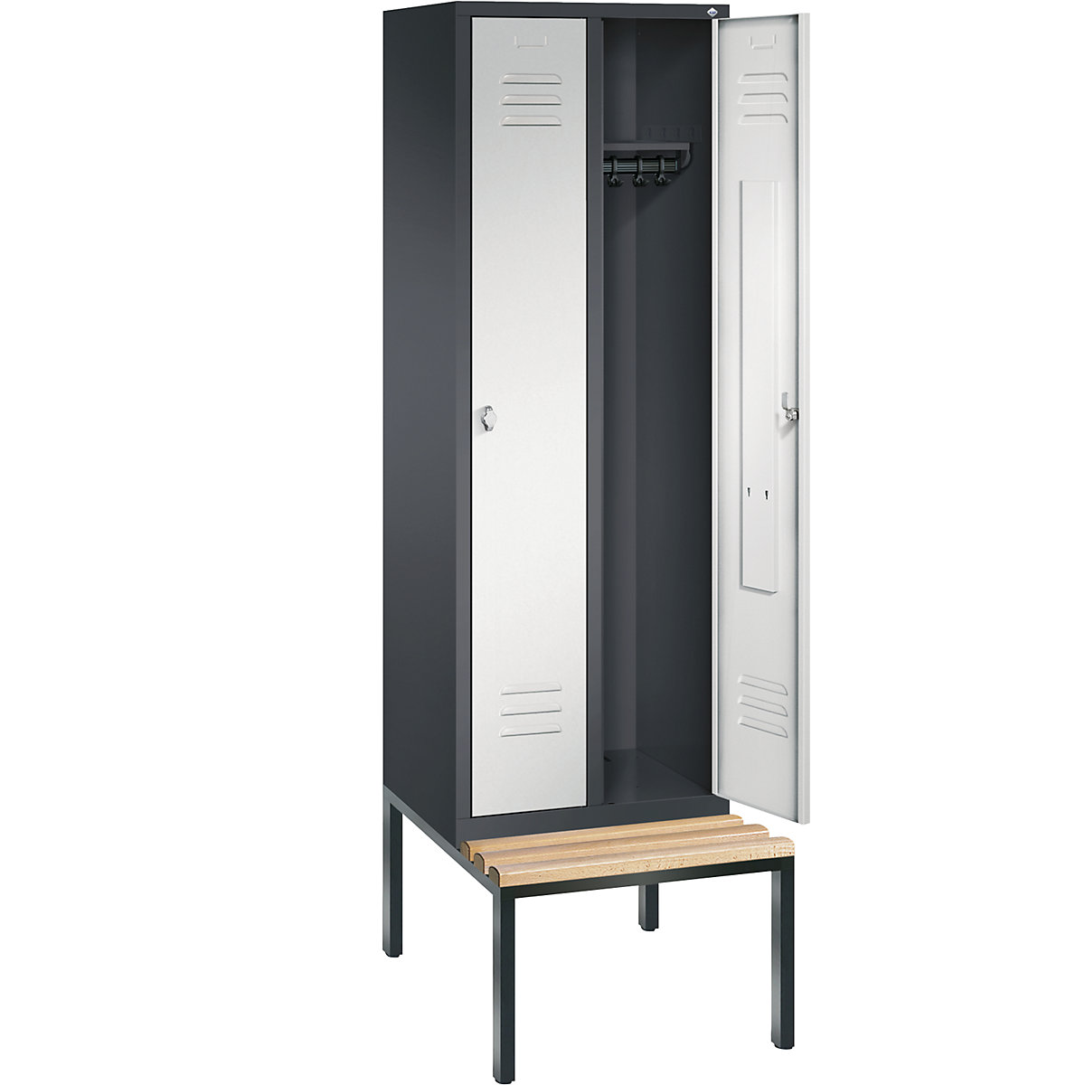 C+P – Armario guardarropa CLASSIC con banco integrado debajo (Imagen del producto 21)