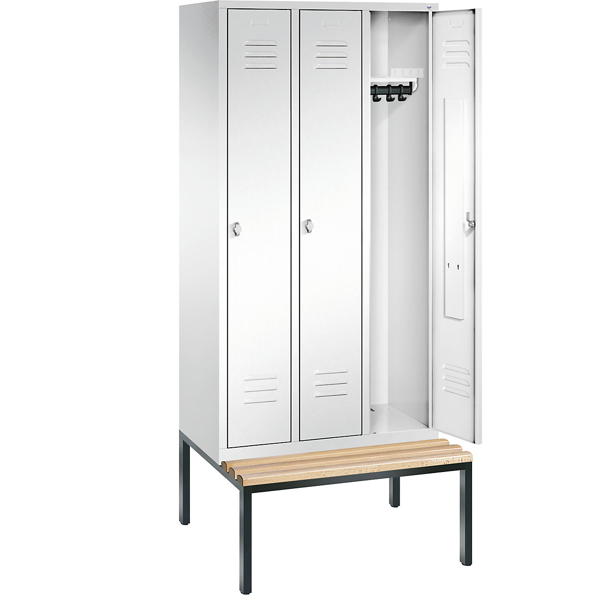 C+P – Armario guardarropa CLASSIC con banco integrado debajo (Imagen del producto 30)