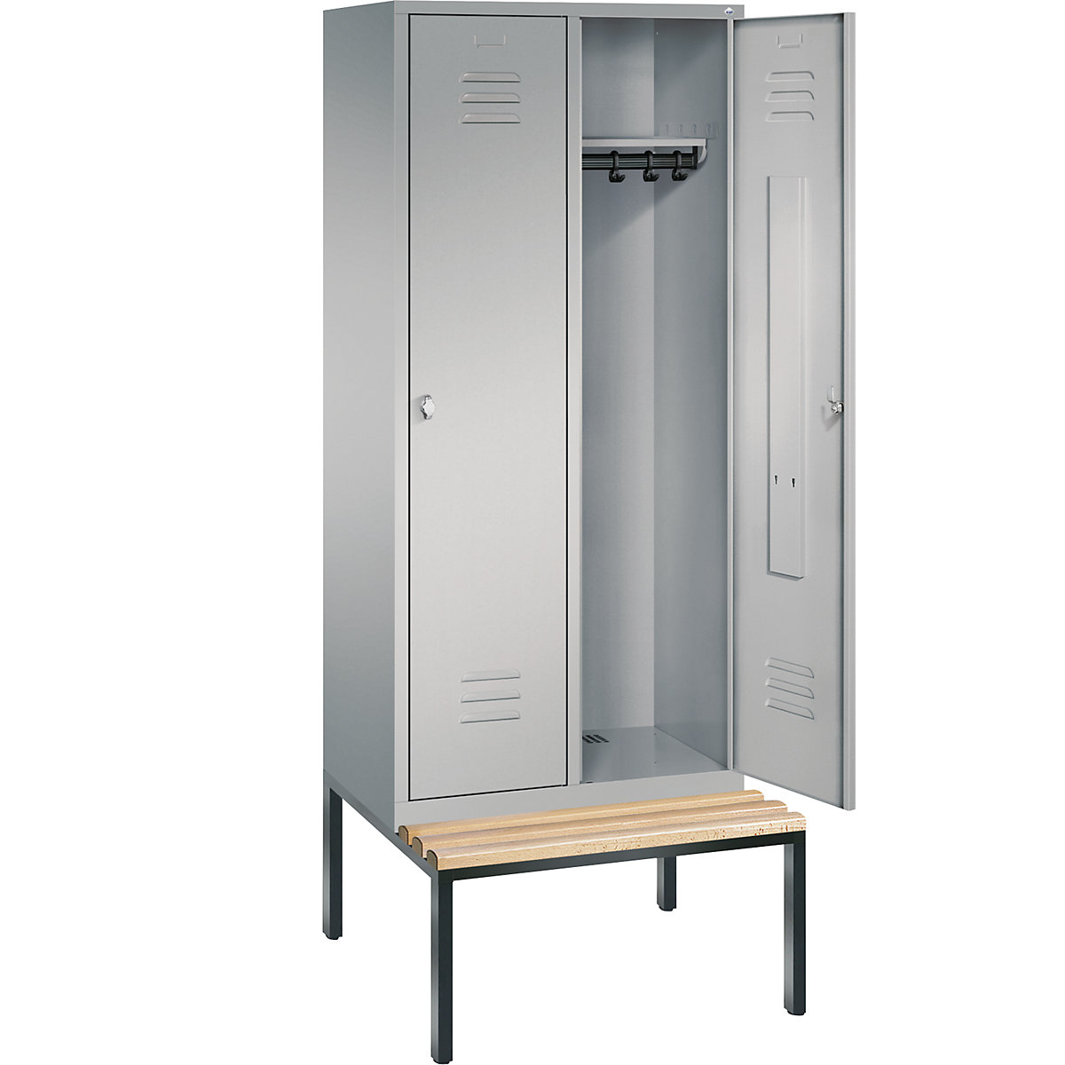C+P – Armario guardarropa CLASSIC con banco integrado debajo (Imagen del producto 17)