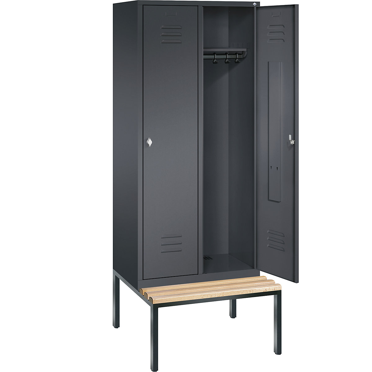 C+P – Armario guardarropa CLASSIC con banco integrado debajo (Imagen del producto 19)