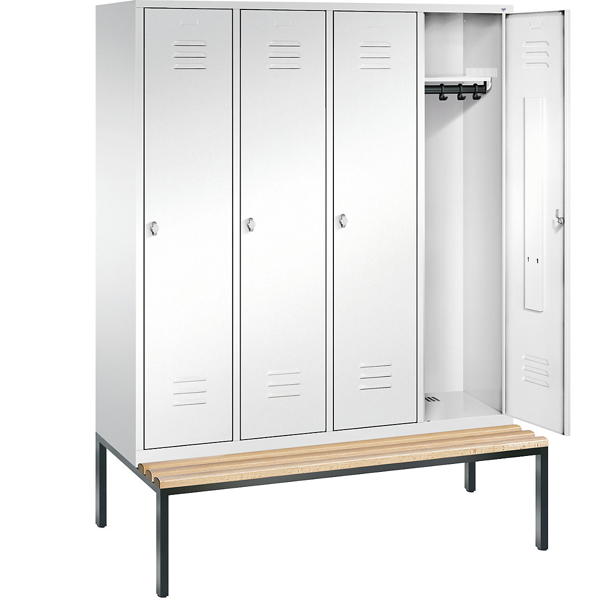 C+P – Armario guardarropa CLASSIC con banco integrado debajo (Imagen del producto 25)