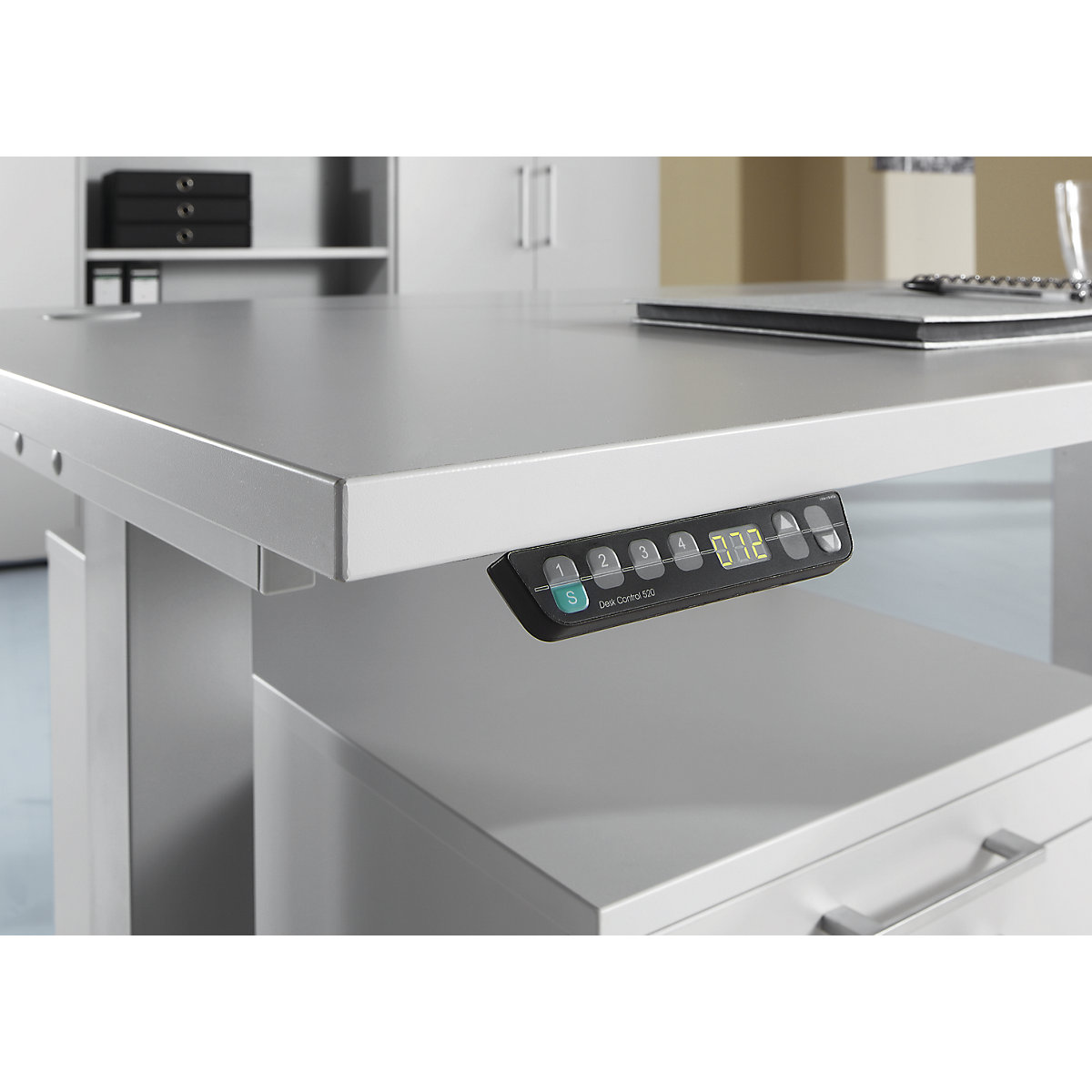 Birou înalt, reglabil electric pe înălțime (Imagine produs 5)-4